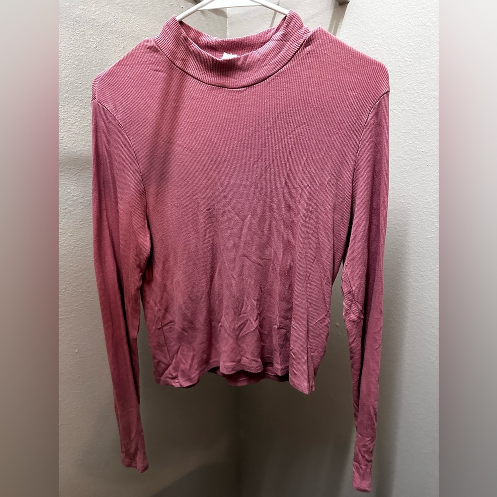 H&M Long Sleeve Pink Top
